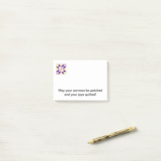 Post-it® Note de post-it de bloc d'édredon B (Sur un bureau)