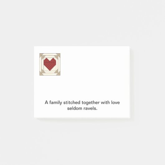 Post-it® Note de post-it de bloc d'édredon C (Devant)