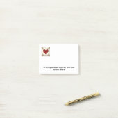 Post-it® Note de post-it de bloc d'édredon C (Sur un bureau)