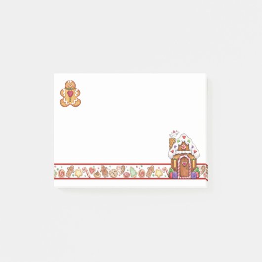 Post-it® Note de post-it de Chambre de bonhomme en pain (Devant)