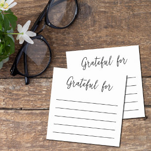 Post-it® Note de post-it de Gratitude minimale