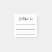 Post-it® Note de post-it de Gratitude minimale (Devant)