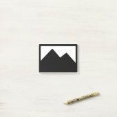 Post-it® Note de post-it de marchandises d'affaires (Sur un bureau)