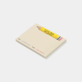 Post-it® Note de post-it de professeur personnalisée (Incliné)