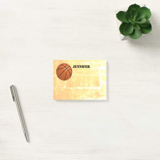 Post-it® note de post-it faite sur commande de basket-ball (Bureau)