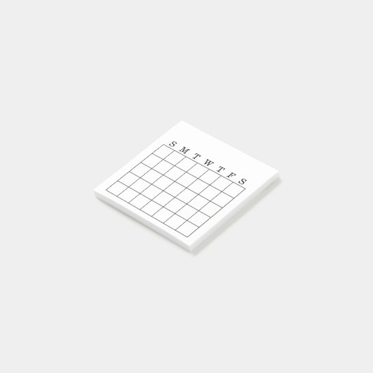 Post-it® Note de post-it mensuelle de traqueur de (Incliné)