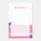 Post-it® Note de poste rose Super Star (Devant)