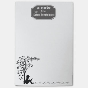Post-it® note de psychologue d'école de Cru-style