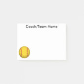 Post-it® Note de publication de softball (Devant)