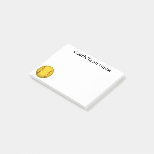 Post-it® Note de publication de softball (Incliné)