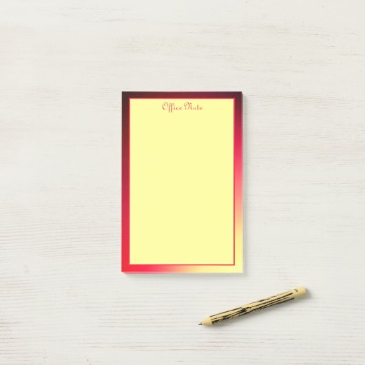 Post-it® Note de service (Sur un bureau)