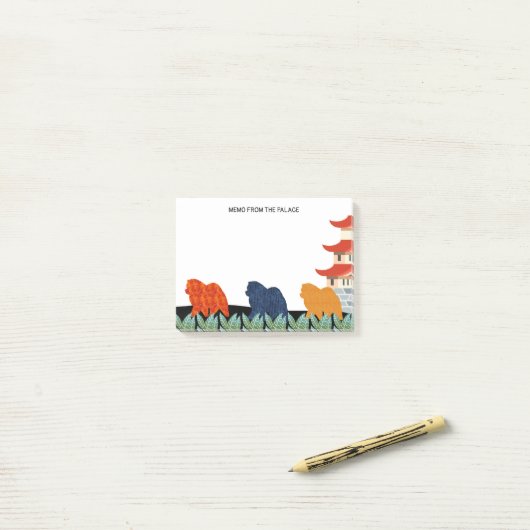 Post-it® NOTE des notes collantes de bouffe de PALAIS (Sur un bureau)