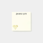 Post-it® Note diamant d'or (Devant)