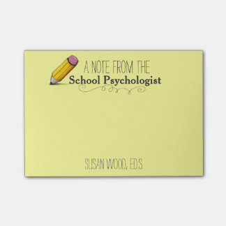 Post-it® Note du Courrier-it® du psychologue fait sur