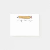Post-it® Note Du Crayon De L'Enseignant Post-it Note (Devant)
