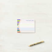 Post-it® Note du professeur d'art Notes collantes personnal (Sur un bureau)