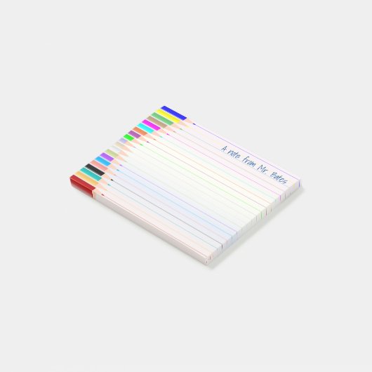 Post-it® Note du professeur d'art Notes collantes personnal (Incliné)