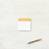 Post-it® Note hebdomadaire de planification (Sur un bureau)