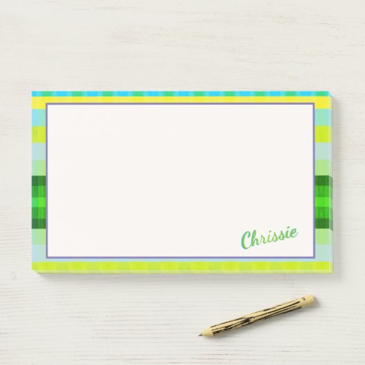 Post-it® Note It pour Chrissie ou vous (Sur un bureau)