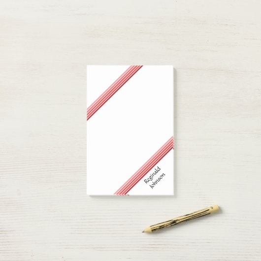 Post-it Note - Kleurtinten van rood (Op bureau)