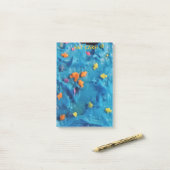 Post-it Note Mange du gâteau (Sur un bureau)