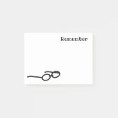 Post-it Note - Onthoud met een bril (Voorkant)