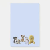 Post-it® Note Pad - Groupe d'animaux de jouets (Devant)