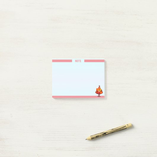 Post-it® Note personnalisée (Sur un bureau)