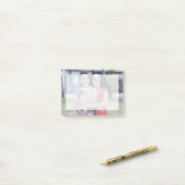 Post-it® Note photo personnalisée (Sur un bureau)