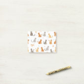 Post-it® Note Post-it de chat (Sur un bureau)