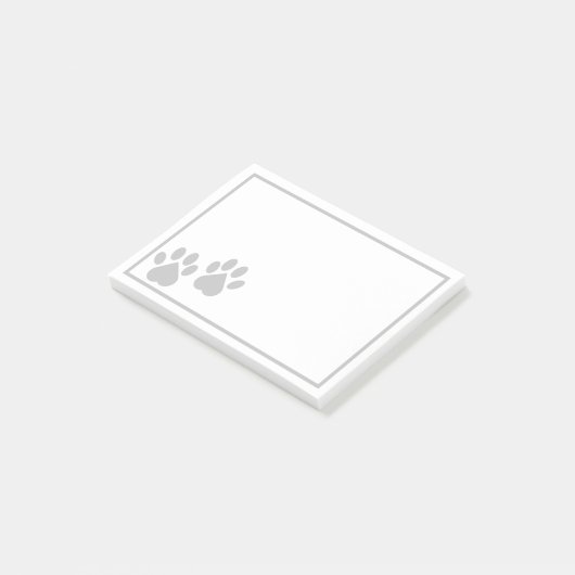 Post-it® Note Post-it Empreinte de patte (Incliné)