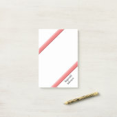 Post-it® Note post-it - Nuances de rouge (Sur un bureau)