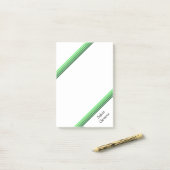 Post-it® Note post-it - Nuances de vert (Sur un bureau)