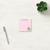 Note rose café du matin