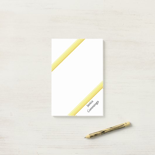 Post-it Note - Tons de Jaune (Sur un bureau)