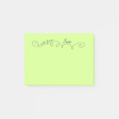 Post-it® Note tourbillonnante faite sur commande de (Devant)