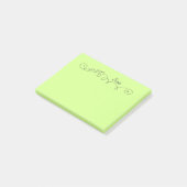 Post-it® Note tourbillonnante faite sur commande de (Incliné)