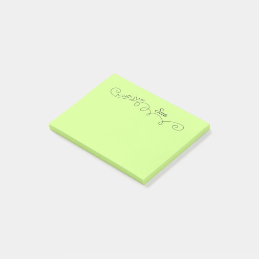 Post-it® Note tourbillonnante faite sur commande de (Incliné)