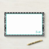  post it note voor suzy of u (Op bureau)