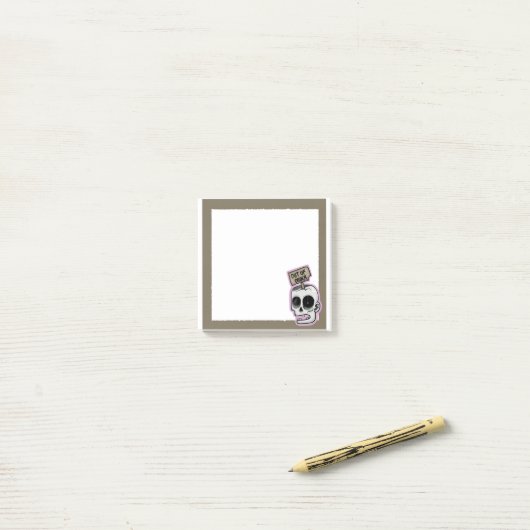 Post-it® Note Zombie hors commande (Sur un bureau)