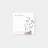 Post-it® Notelets de Gratitude personnalisés - Écriture et (Devant)