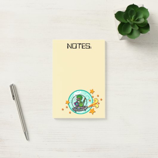 POST-IT® NOTEPAD ALIEN GRAPHIQUE VERTICAL POST-IT DISCO FUN (Bureau)