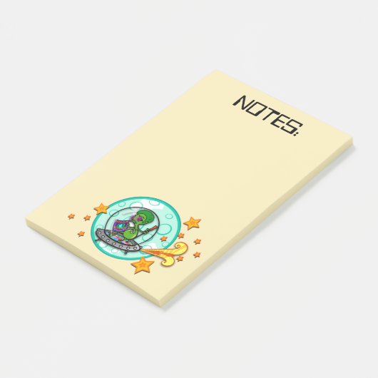 POST-IT® NOTEPAD ALIEN GRAPHIQUE VERTICAL POST-IT DISCO FUN (Incliné)