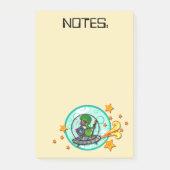 POST-IT® NOTEPAD ALIEN GRAPHIQUE VERTICAL POST-IT DISCO FUN (Devant)