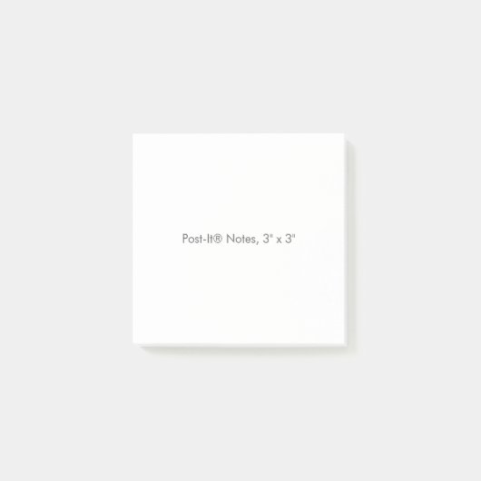 Post-It® Notes, 3" x 3" (Devant)
