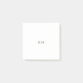 Post-It® Notes, 3" x 3" (Devant)