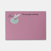 Post-it® notes 4 x 3 Lulu de Chicken Reminders
