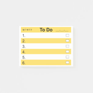 POST-IT® NOTES 4 x 3 TODO