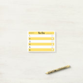 Post-it® Notes 4 x 3 TODO (Sur un bureau)