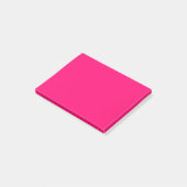 Post-it® Notes à collants roses Neon - Commandes personnali (Incliné)